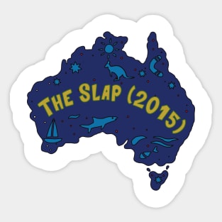 AUSSIE MAP THE SLAP Sticker